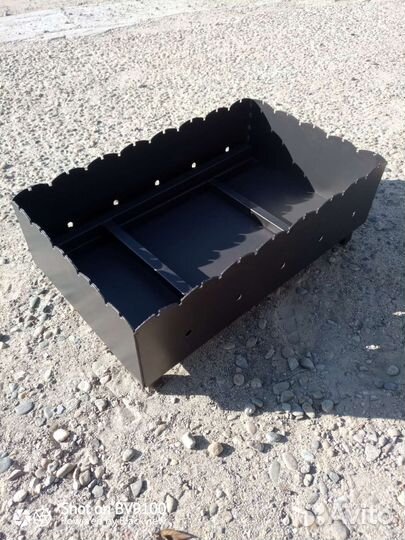 Мангал с печью под казан