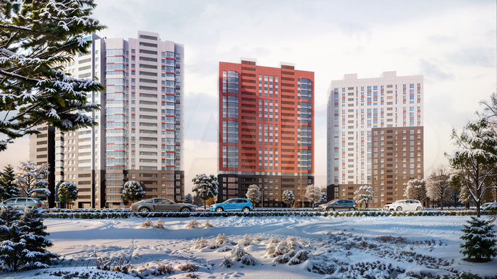 Квартира-студия, 23,7 м², 2/22 эт.