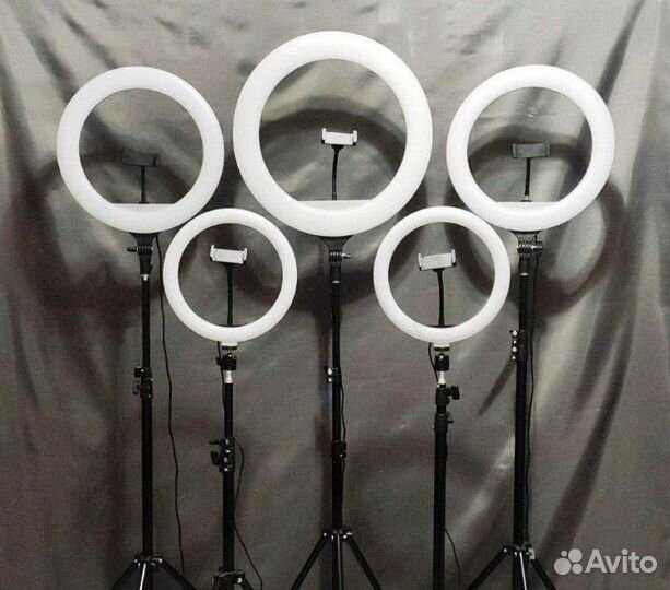 Кольцевая лампа, селфи лампа + штатив