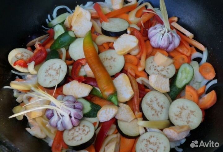 Казан чугунный узбекский