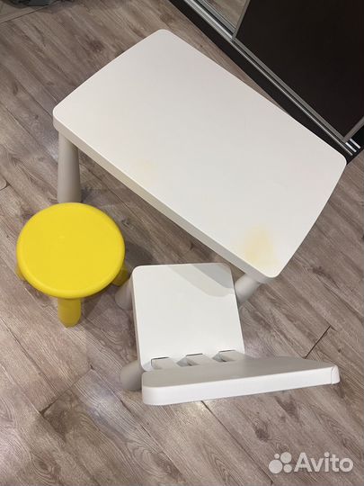Детский стол и стул IKEA