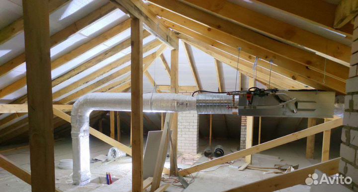 Монтаж систем вентиляции и кондиционирования