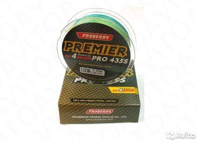 Шнур рыболовный, premier PRO 435S 100м Proberos