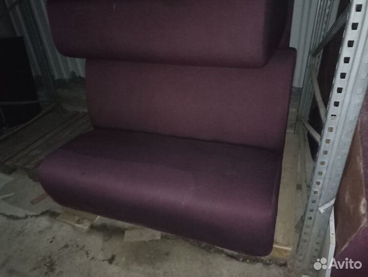 Диван бордовый ткань 137/80/97