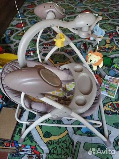 Детские электронные качели для новорожденных