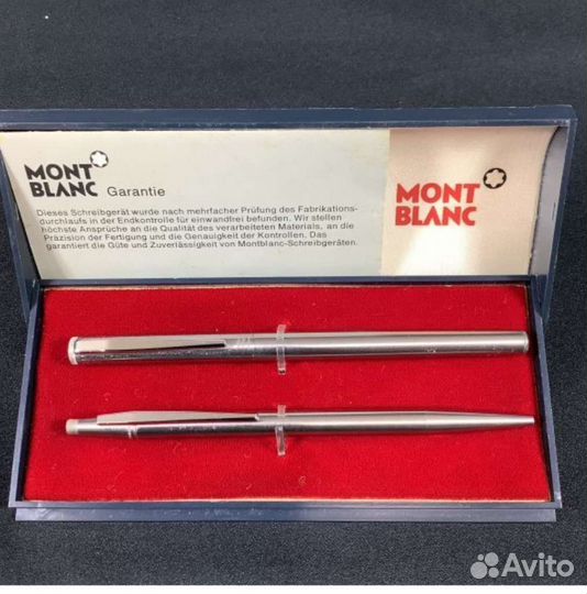 Montblanc перьевая и шариковая ручки