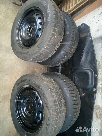 Колеса зимние шипованные R16 nissan X-treil