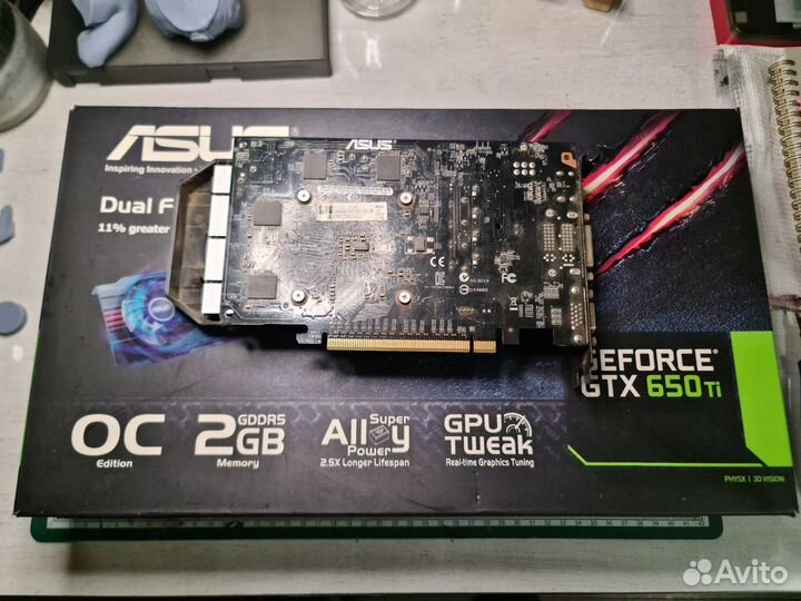 Видеокарта Asus gtx 650 ti 2gb