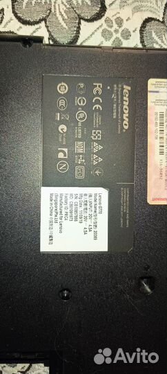 Ноутбук lenovo g770