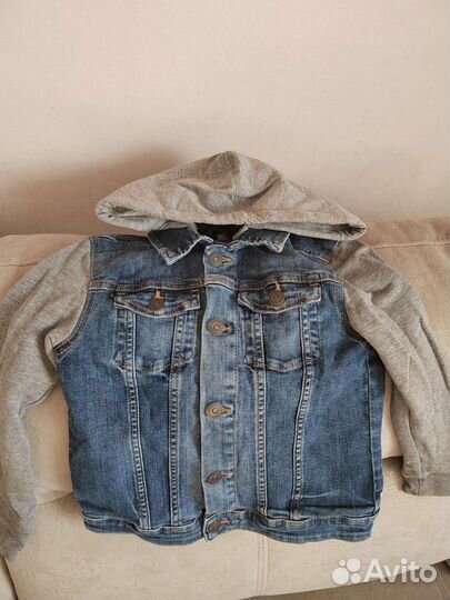 Джинсовая куртка для мальчика 128