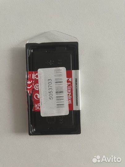 Модуль памяти Kingston sodimm DDR4, 8gb