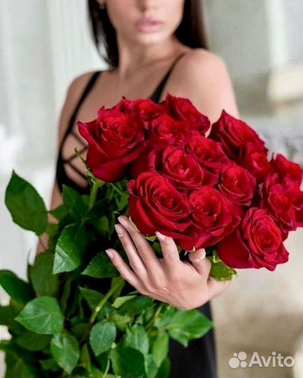 Высокие розы Доставка цветов