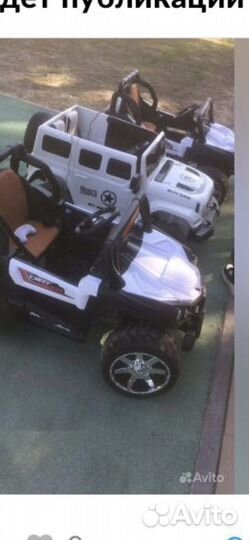 Детская машина электромобиль с пультом
