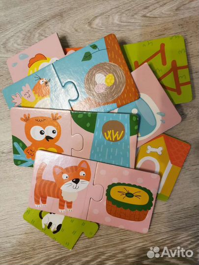 Развивающие игрушки, пазлы dodo, шнуровка