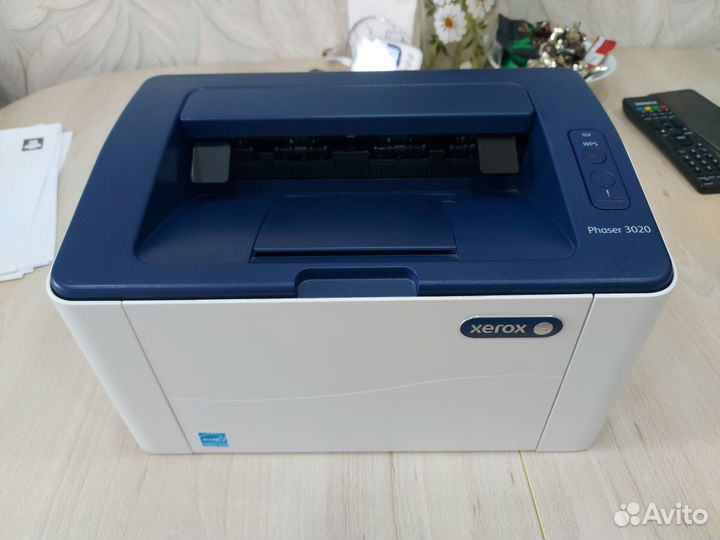 Принтер лазерный ч/б с wifi xerox phaser 3020