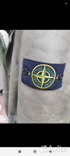 Дублёнка парка Стоник родная большой размер 54