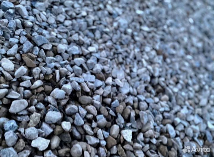 Щебень, песок