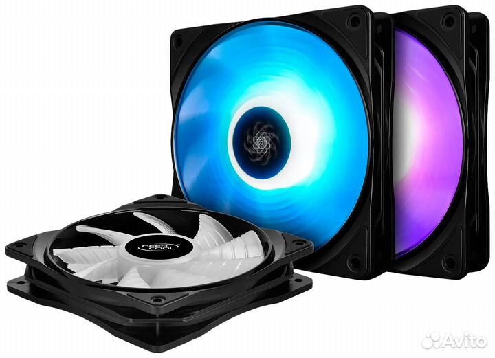 Вентиляторы deepcool 120 мм RGB - 3шт