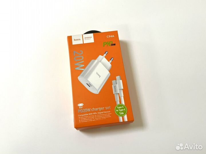 Быстрая зарядка Type C + Кабель