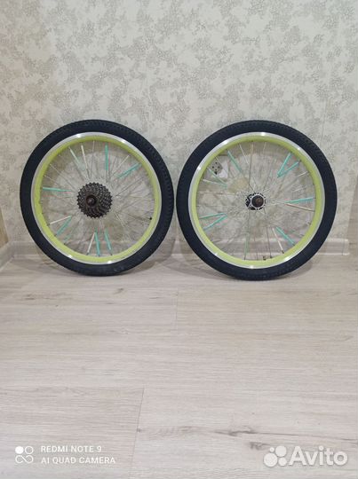 Колеса для велосипеда 20 дюймов