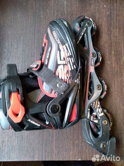 Роликовые коньки детские раздвижные р. 31-36