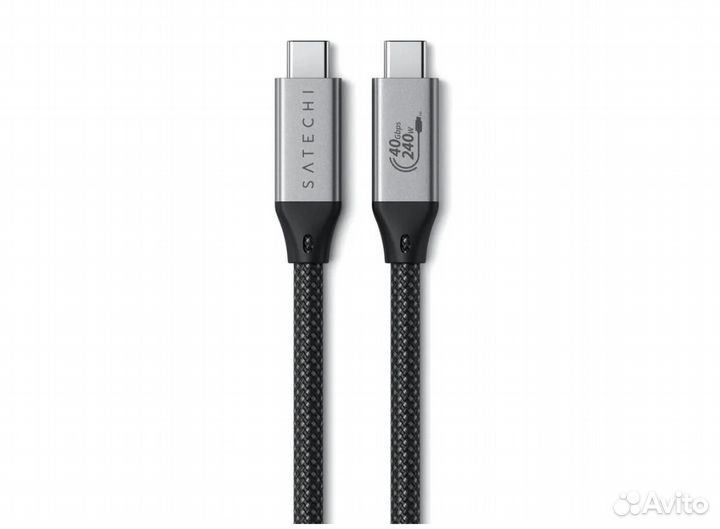 Кабель Satechi USB4 Pro Cable 1,2м серый космос
