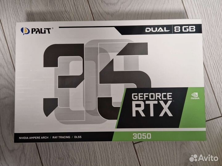 Видеокарта Palit Geeforce RTX 3050 dual 8GB Новая