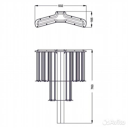 Фонарь кобра лед