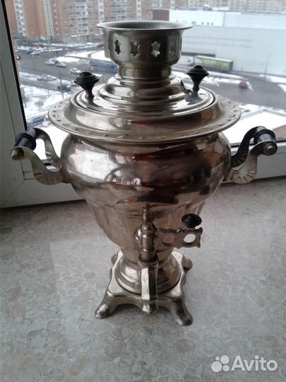 Самовар электрический винтаж 1980 год новый