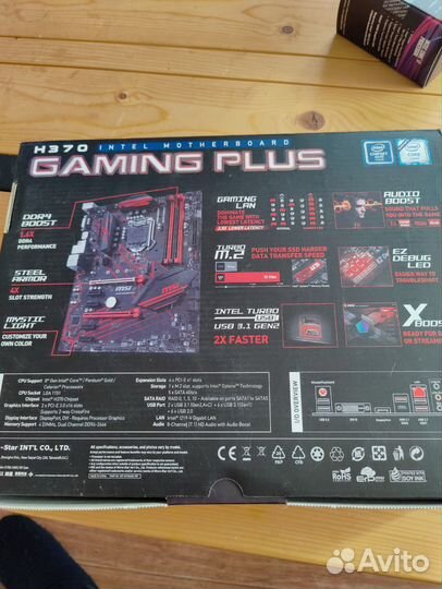 Материнская плата h370 gaming plus