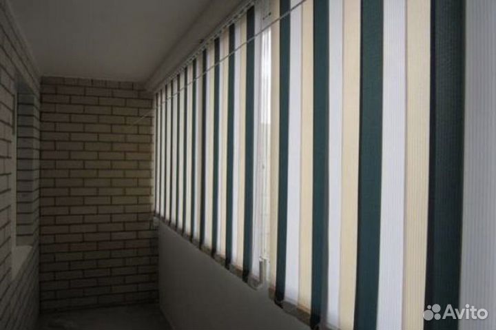 Жалюзи вертикальные чередование