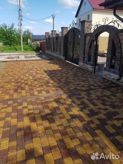 Укладка тротуарной плитки