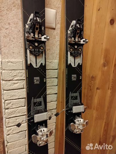 Горные лыжи фрирайд/скитур +крепления+камус