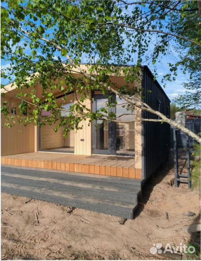 Каркасный дачный дом с доставкой 75 м кв, арт. го-3818