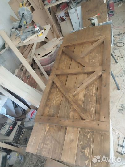 Деревянная дверь уличная калитка