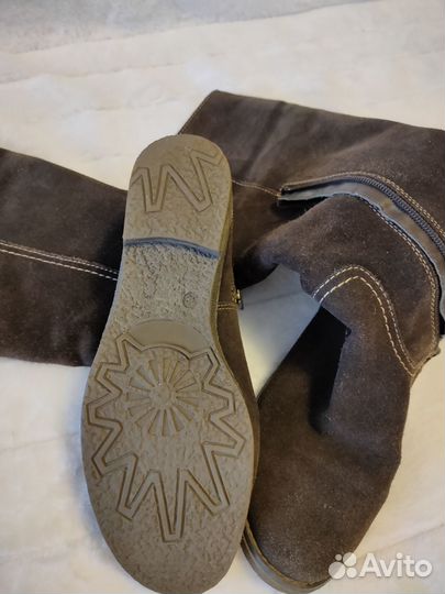 Сапоги женские натуральная замша