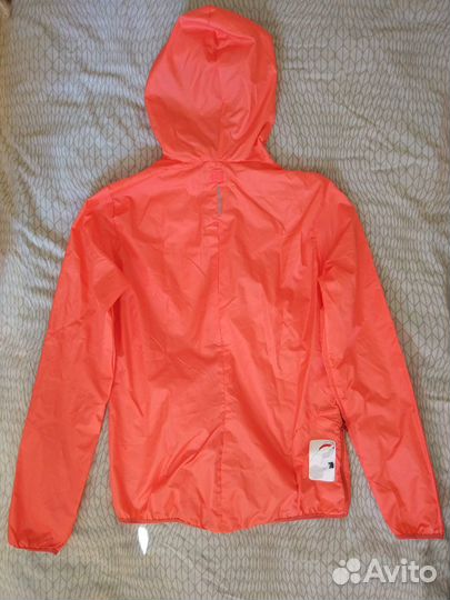 Беговая ветровка женская kalenji коралловая, S