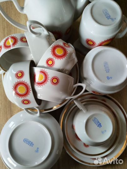 Сервиз СССР. Рижский фарфор