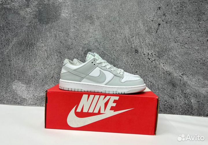 Кроссовки Nike SB Dunk Grey Люкс