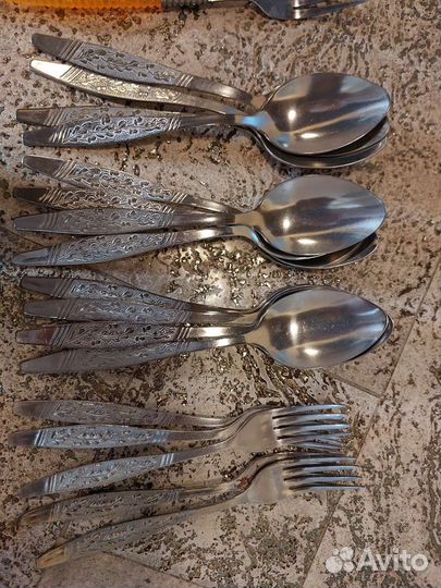 Ложки вилки столовые приборы