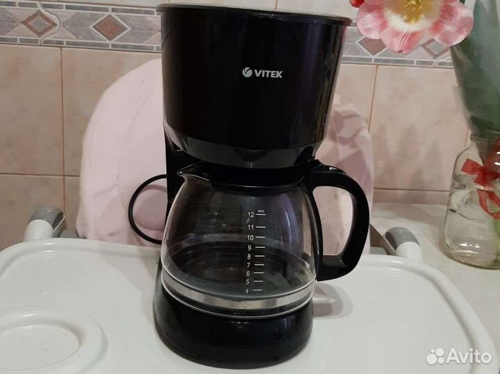 Кофеварка капельная vitek 1528