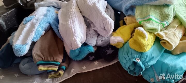 Теплые костюмы на новорожденных