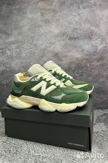 Кроссовки New balance 9060 green LUX качество