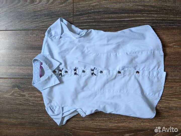 Школьные рубашки для девочек 128