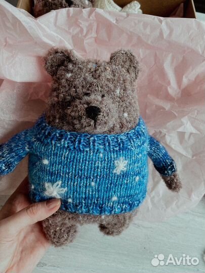 Вязаные мишки Тедди