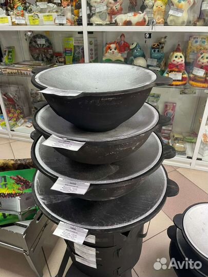 Казан чугунный узбекский