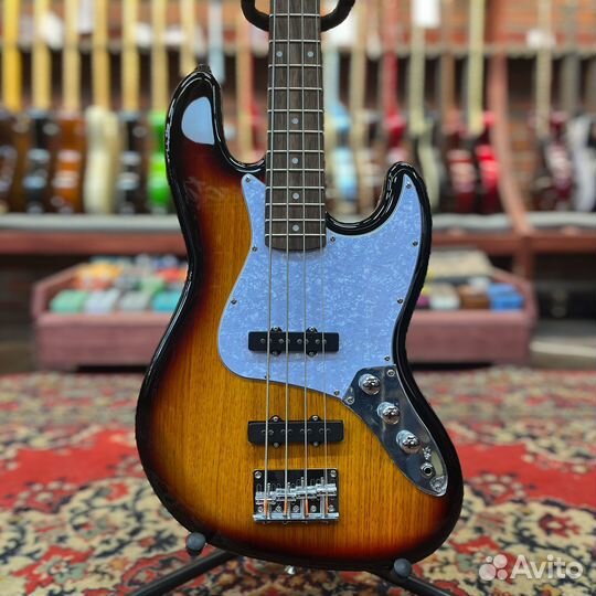 Бас-гитара Homage HEB760SB Jazz Bass Sunburst