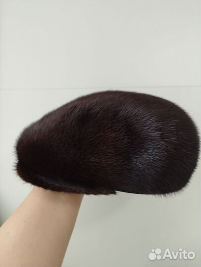 Норковая мужская шапка