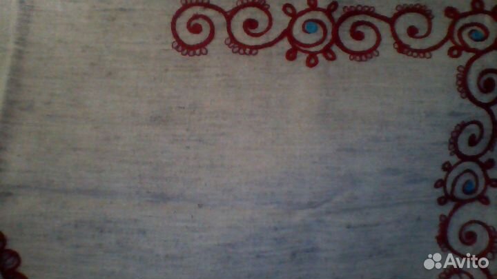 Льняная скатерть и салфетки (набор на 6 персон)