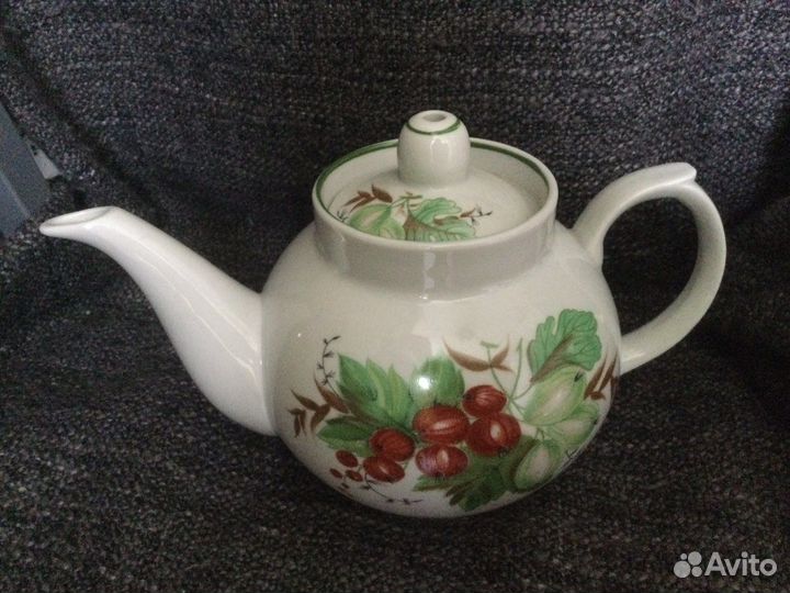 Чайное трио Дулево крыжовник (остатки сервиза)